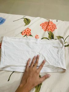 H&amp;M White Tube Top