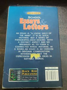 School Essays &amp; Letters