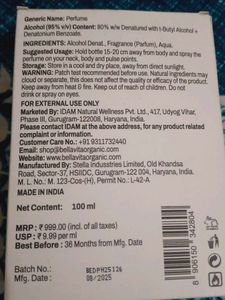 Bella Vita Date Woman Perfume