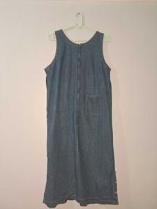 Vintage Denim Midi Dress