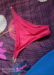 PrettyCat Red Bikini Bottoms