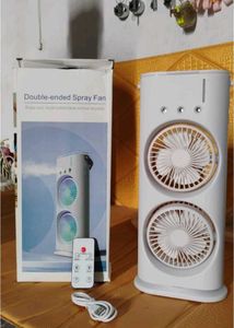 Electric Fan Desktop Double-Head Powerful Air Cool