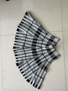Checked Ethnic Skirt