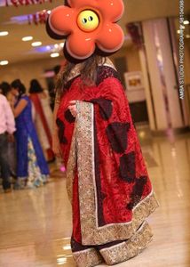 Elegant Red Saree