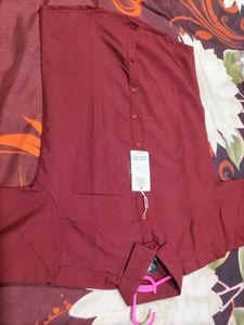 Maroon Casual Shirt