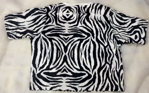 Trendy Zebra Print Tee