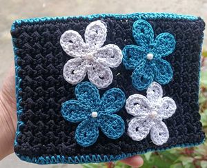 Crochet Flower Wallet
