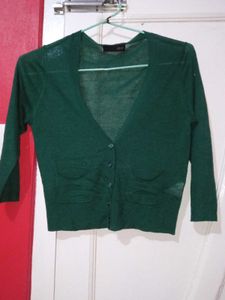 Green Cardigan