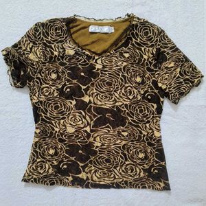 (Comment To Get It Cheaper) Y2k Rose Top