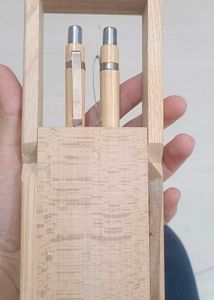 Wooden Pen Stand