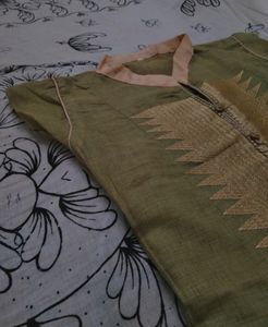 Olive Ethnic Kurti