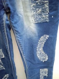Distressed Denim Jeans