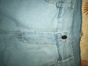 Light Wash Baggy Jeans For Men