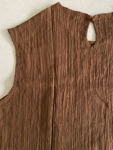 Brown Sleeveless Top
