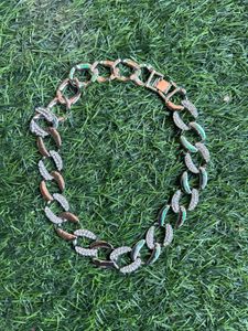 Ishkaara Chunky Cuban Link Chain Choker Hip Hop