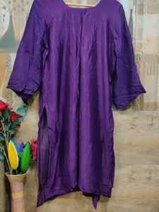 PREMIUM embroidery CHINON kurti upto XL XXL