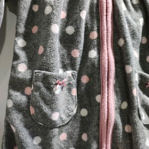 Fleece Romper For Baby Girl