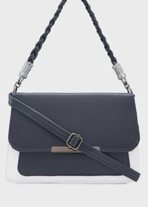 Chic Two-Tone Crossbody Bag
