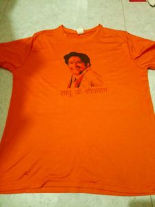 Orange Graphic T-Shirt