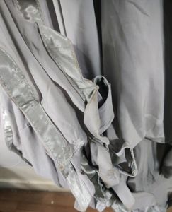 Grey Embroidered Lonk Gown (Women)