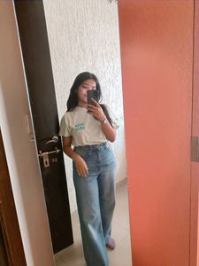 H&amp;M Wide leg jeans 🤍