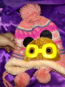 kids winter fur cap