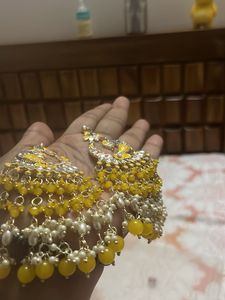 Yellow Long Earrings