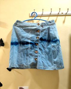Blue Mini Skirt