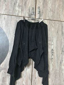 Black Harem Pants (patiyala +embroidry top)