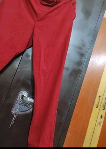 Rust Color Trouser Pant For Girl Or Woman 36 Waist