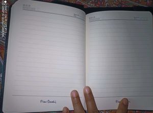 🟩2025 Black Tick-Tock Notebook Diary