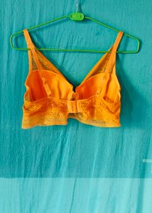 Beautiful Orange Bra With Pad