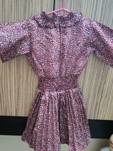 Cute Floral Girl&#39;s Dress