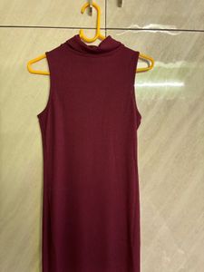 Shein Maroon Bodycon Dress