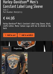 Harley-Davidson Long Sleeve T-Shirt
