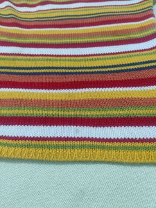 Multi Colour Semi Crop Sweater