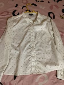 Women White Formal Shirt