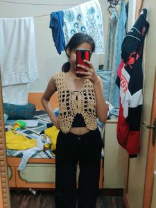Crochet Knit Top
