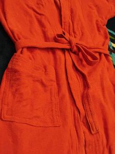 Cozy Carrot Red Robe - Perfect for Lounging