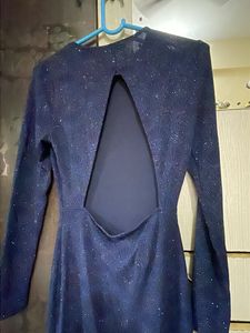 Sparkly Blue Bodycon Dress