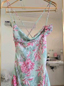 ZARA Floral Print Camisole Dress