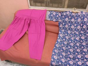 BrandNew AliyaCut FloralPrint Women's Kurta+Bottom