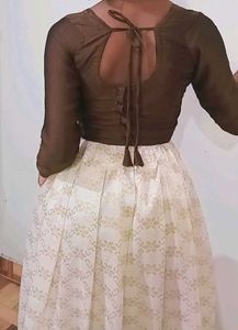 A half saree set
