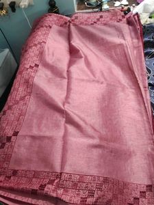 Maroon Embroidered Sari