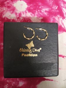 Combo Gold Colour Hoop Earrings