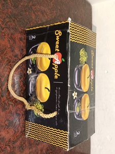 2 Apple Shape Kitchen Container
