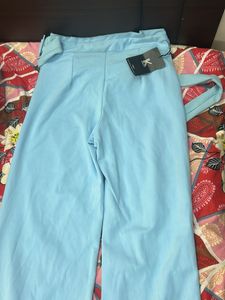 Light Blue Wide Leg Pants