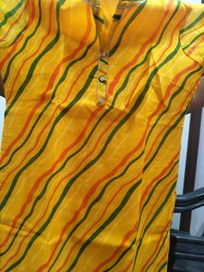 Striped Yellow Tunic