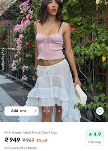 Pink Cami Top