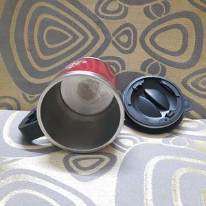 Red Steel Mug